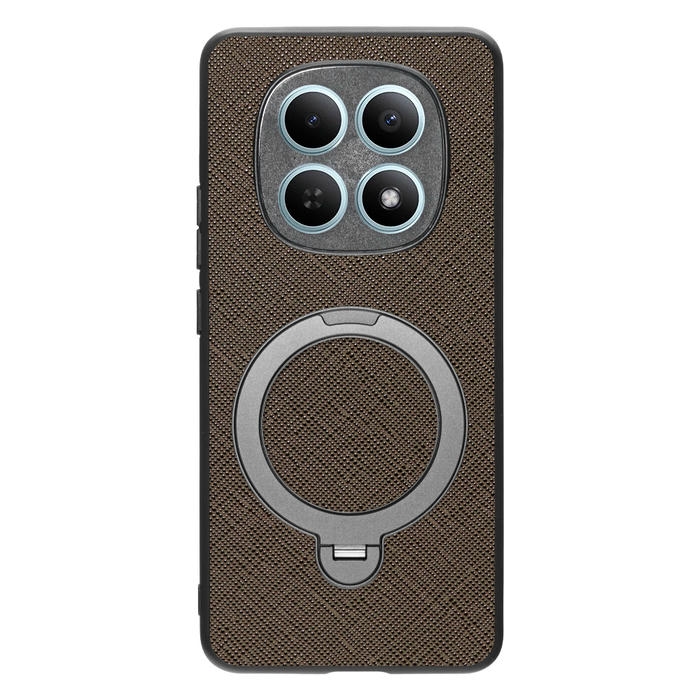 [ LOOF CASUAL MAG-RING Series ] REDMI Note 15 5G Xiaomi 25098RA98G スマホケース 背面 ケース カバー ハードケース マグネット内蔵の薄型多機能リング付 スタンド [ REDMI Note 15 5G ]