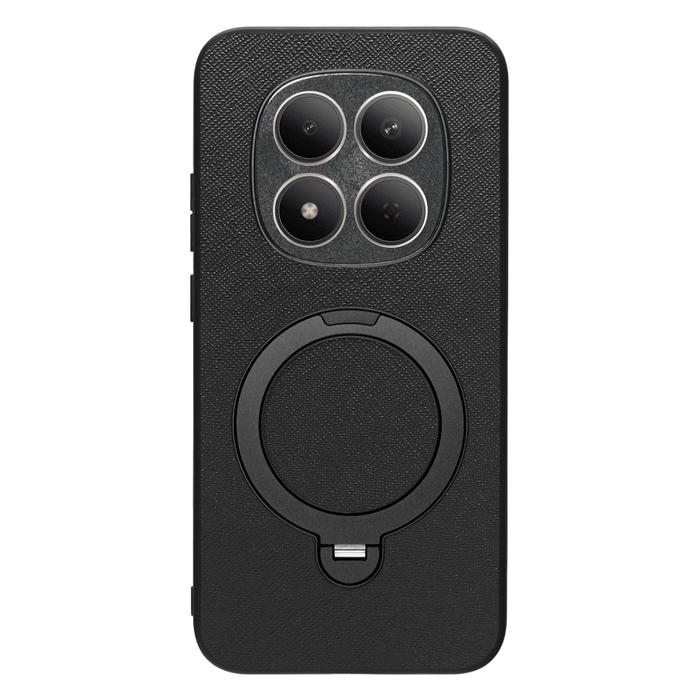 [ LOOF CASUAL MAG-RING Series ] REDMI Note 15 Pro 5G Xiaomi スマホケース 背面 ケース カバー ハードケース マグネット内蔵の薄型多機能リング付 スタンド [ REDMI Note 15 Pro 5G ]