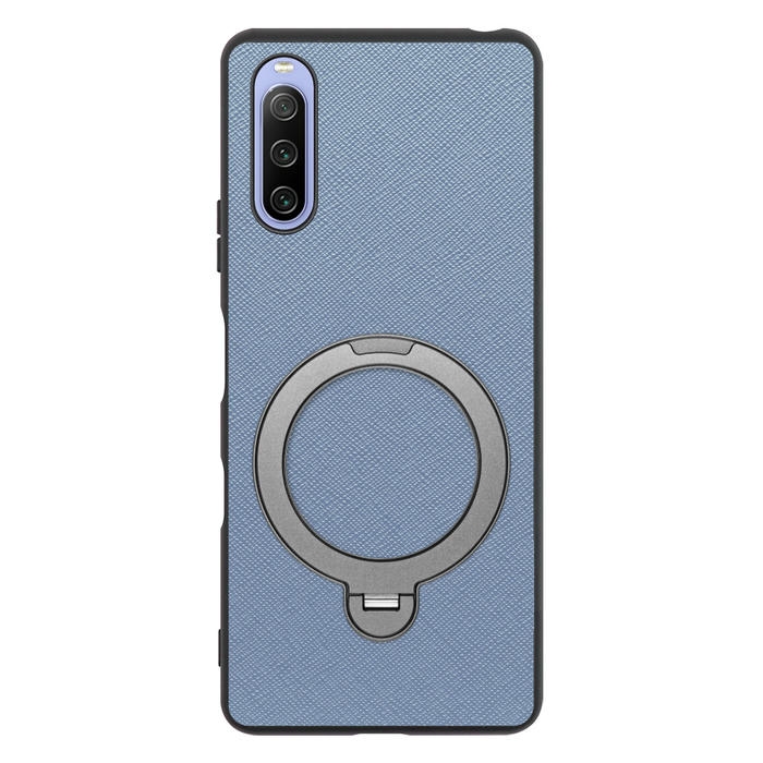 [ LOOF CASUAL MAG-RING Series ] Xperia 10 III /  10 III Lite Xperia10III 10III xperia10 スマホケース 背面 ケース カバー ハードケース マグネット内蔵の薄型多機能リング付 スタンド [ Xperia 10 III / Lite ]