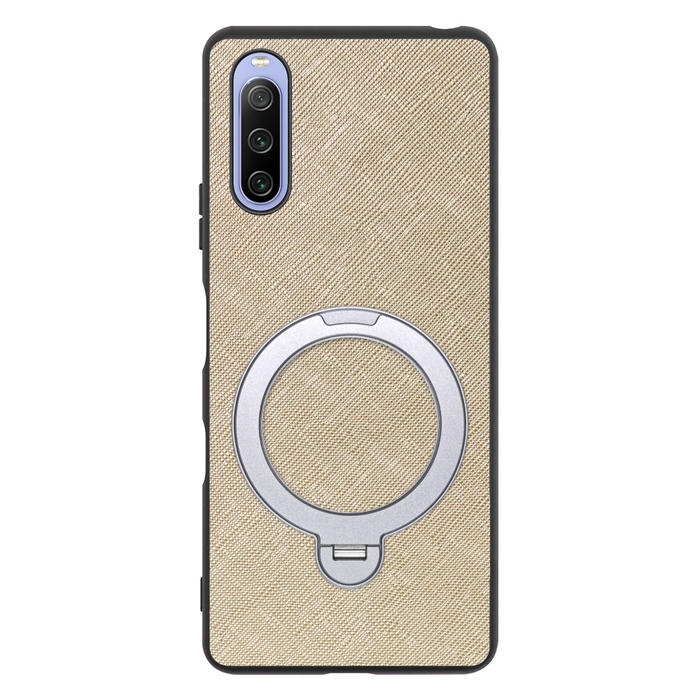 [ LOOF CASUAL MAG-RING Series ] Xperia 10 III /  10 III Lite Xperia10III 10III xperia10 スマホケース 背面 ケース カバー ハードケース マグネット内蔵の薄型多機能リング付 スタンド [ Xperia 10 III / Lite ]