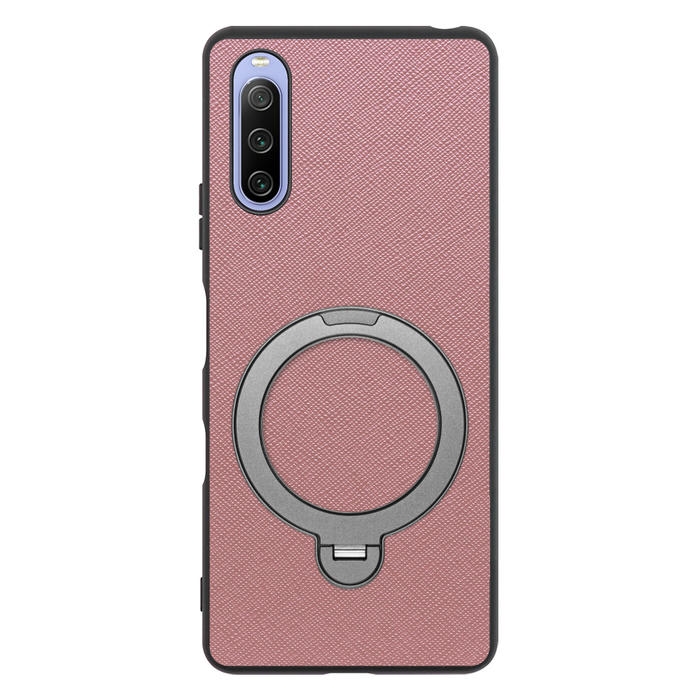[ LOOF CASUAL MAG-RING Series ] Xperia 10 III /  10 III Lite Xperia10III 10III xperia10 スマホケース 背面 ケース カバー ハードケース マグネット内蔵の薄型多機能リング付 スタンド [ Xperia 10 III / Lite ]