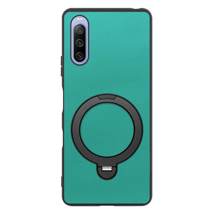[ LOOF CASUAL MAG-RING Series ] Xperia 10 III /  10 III Lite Xperia10III 10III xperia10 スマホケース 背面 ケース カバー ハードケース マグネット内蔵の薄型多機能リング付 スタンド [ Xperia 10 III / Lite ]