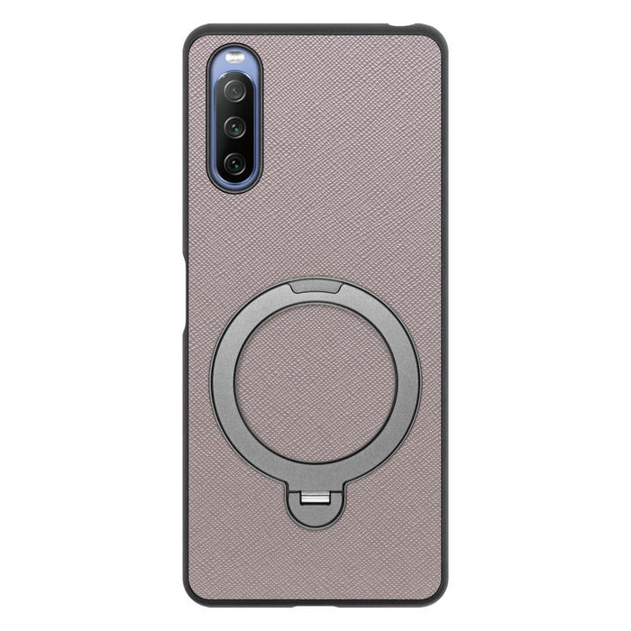 [ LOOF CASUAL MAG-RING Series ] Xperia 10 IV SO-52C / SOG07  xperia10Ⅳ 10Ⅳ xperia10 スマホケース 背面 ケース カバー ハードケース マグネット内蔵の薄型多機能リング付 スタンド [ Xperia 10 IV ]