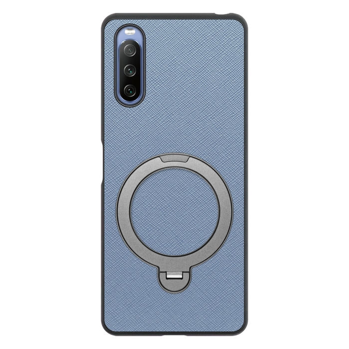 [ LOOF CASUAL MAG-RING Series ] Xperia 10 IV SO-52C / SOG07  xperia10Ⅳ 10Ⅳ xperia10 スマホケース 背面 ケース カバー ハードケース マグネット内蔵の薄型多機能リング付 スタンド [ Xperia 10 IV ]