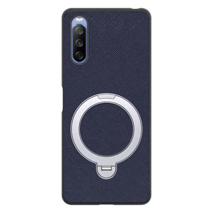 [ LOOF CASUAL MAG-RING Series ] Xperia 10 IV SO-52C / SOG07  xperia10Ⅳ 10Ⅳ xperia10 スマホケース 背面 ケース カバー ハードケース マグネット内蔵の薄型多機能リング付 スタンド [ Xperia 10 IV ]