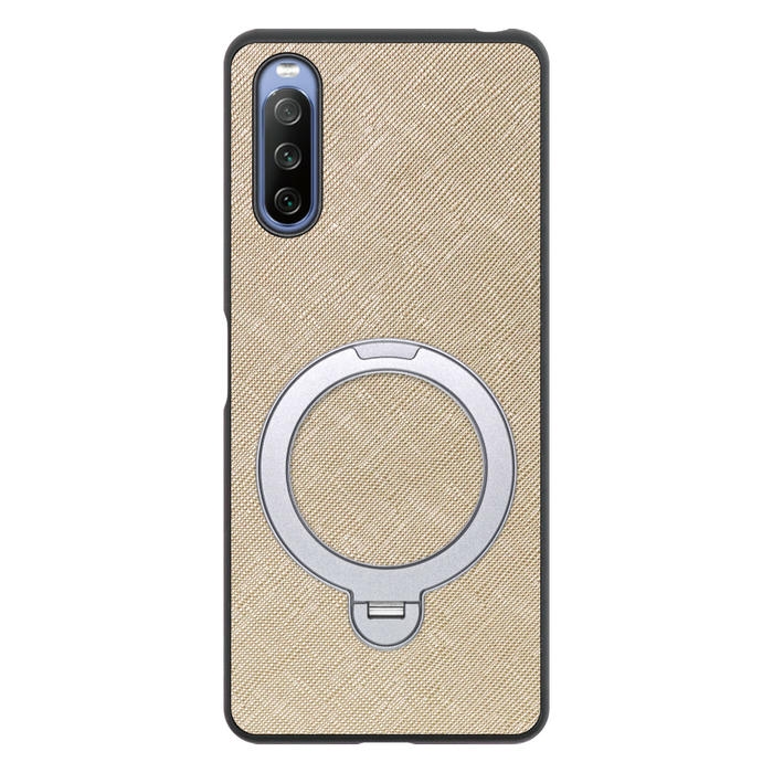 [ LOOF CASUAL MAG-RING Series ] Xperia 10 IV SO-52C / SOG07  xperia10Ⅳ 10Ⅳ xperia10 スマホケース 背面 ケース カバー ハードケース マグネット内蔵の薄型多機能リング付 スタンド [ Xperia 10 IV ]