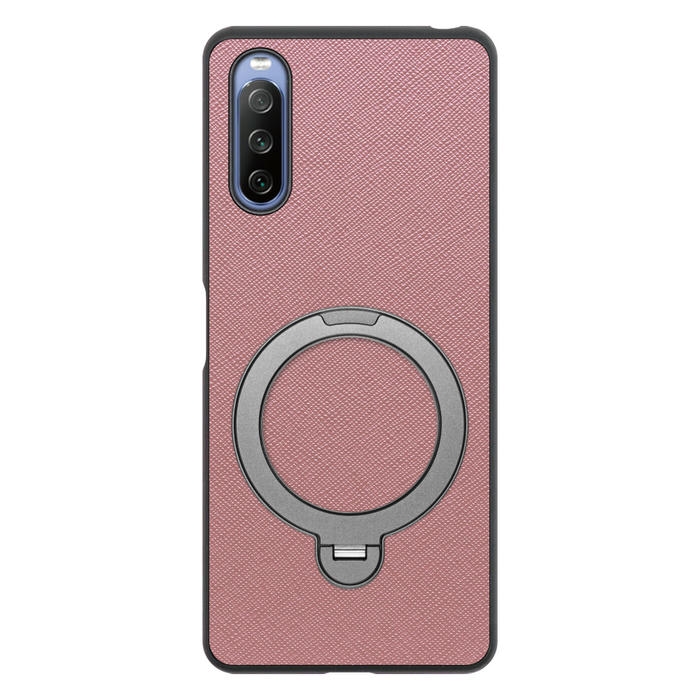 [ LOOF CASUAL MAG-RING Series ] Xperia 10 IV SO-52C / SOG07  xperia10Ⅳ 10Ⅳ xperia10 スマホケース 背面 ケース カバー ハードケース マグネット内蔵の薄型多機能リング付 スタンド [ Xperia 10 IV ]