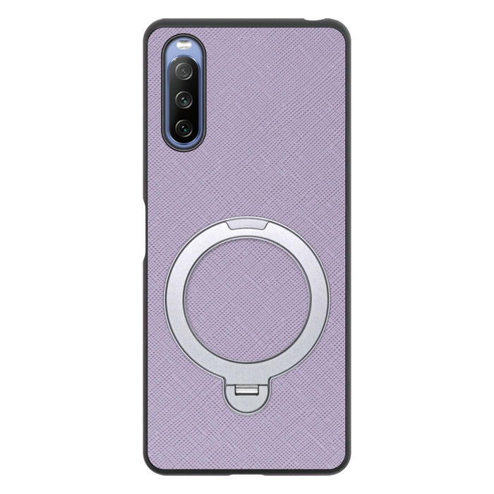 [ LOOF CASUAL MAG-RING Series ] Xperia 10 IV SO-52C / SOG07  xperia10Ⅳ 10Ⅳ xperia10 スマホケース 背面 ケース カバー ハードケース マグネット内蔵の薄型多機能リング付 スタンド [ Xperia 10 IV ]