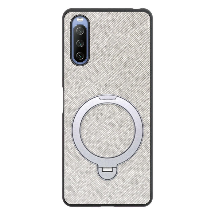 [ LOOF CASUAL MAG-RING Series ] Xperia 10 IV SO-52C / SOG07  xperia10Ⅳ 10Ⅳ xperia10 スマホケース 背面 ケース カバー ハードケース マグネット内蔵の薄型多機能リング付 スタンド [ Xperia 10 IV ]