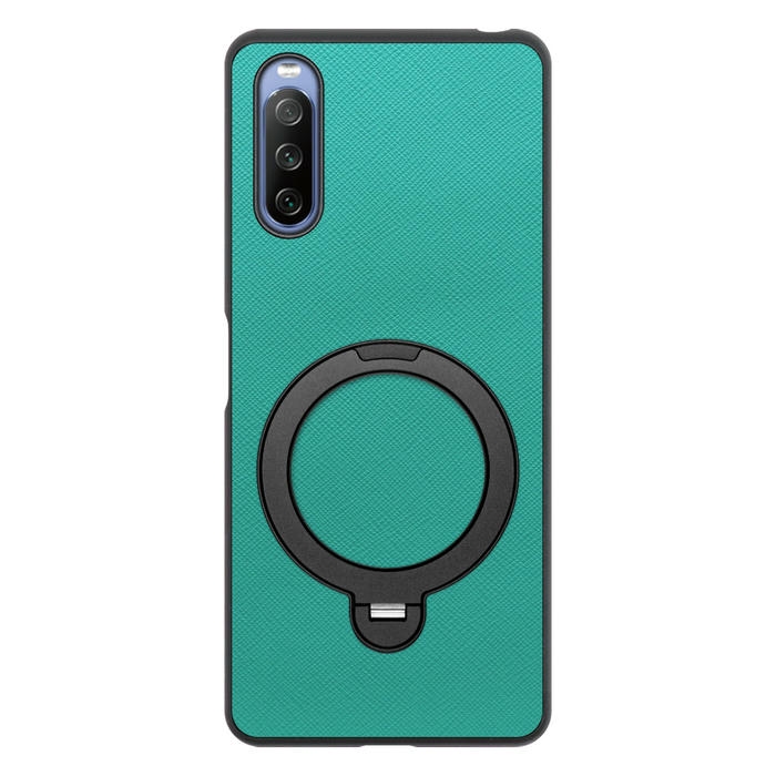 [ LOOF CASUAL MAG-RING Series ] Xperia 10 IV SO-52C / SOG07  xperia10Ⅳ 10Ⅳ xperia10 スマホケース 背面 ケース カバー ハードケース マグネット内蔵の薄型多機能リング付 スタンド [ Xperia 10 IV ]