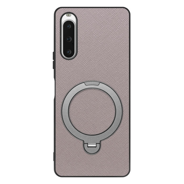 [ LOOF CASUAL MAG-RING Series ] Xperia 10 V SOG11 / SO-52D 10V xperia10V スマホケース 背面 ケース カバー ハードケース マグネット内蔵の薄型多機能リング付 スタンド [ Xperia 10 V ]