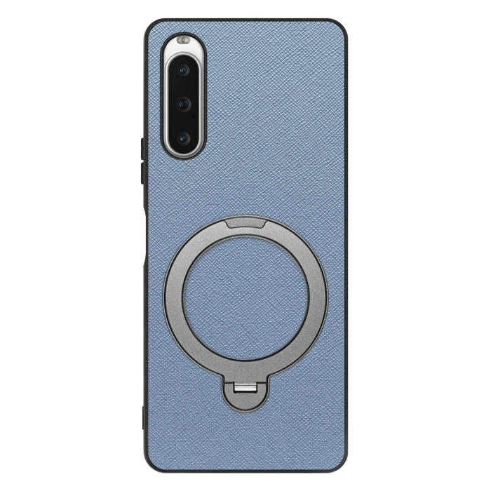 [ LOOF CASUAL MAG-RING Series ] Xperia 10 V SOG11 / SO-52D 10V xperia10V スマホケース 背面 ケース カバー ハードケース マグネット内蔵の薄型多機能リング付 スタンド [ Xperia 10 V ]