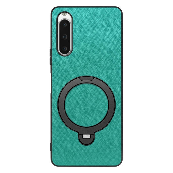 [ LOOF CASUAL MAG-RING Series ] Xperia 10 V SOG11 / SO-52D 10V xperia10V スマホケース 背面 ケース カバー ハードケース マグネット内蔵の薄型多機能リング付 スタンド [ Xperia 10 V ]