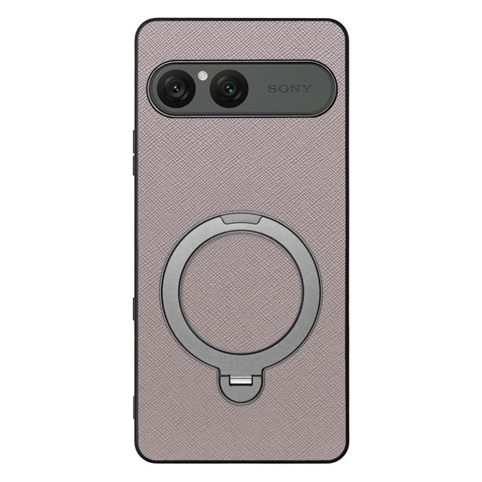 [ LOOF CASUAL MAG-RING Series ] Xperia 10 VII エクスペリア XQ-FE44 スマホケース 背面 ケース カバー ハードケース マグネット内蔵の薄型多機能リング付 スタンド [ Xperia 10 VII 用 ]