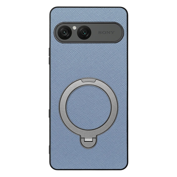 [ LOOF CASUAL MAG-RING Series ] Xperia 10 VII エクスペリア XQ-FE44 スマホケース 背面 ケース カバー ハードケース マグネット内蔵の薄型多機能リング付 スタンド [ Xperia 10 VII 用 ]