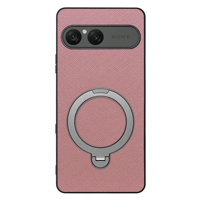 [ LOOF CASUAL MAG-RING Series ] Xperia 10 VII エクスペリア XQ-FE44 スマホケース 背面 ケース カバー ハードケース マグネット内蔵の薄型多機能リング付 スタンド [ Xperia 10 VII 用 ]