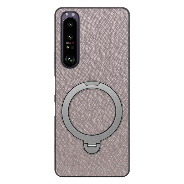 [ LOOF CASUAL MAG-RING Series ] Xperia 1 III SO-51B / SOG03 / XQ-BC42 xperia1III 1III xperia1 スマホケース 背面 ケース カバー ハードケース マグネット内蔵の薄型多機能リング付 スタンド [ Xperia 1 III ]