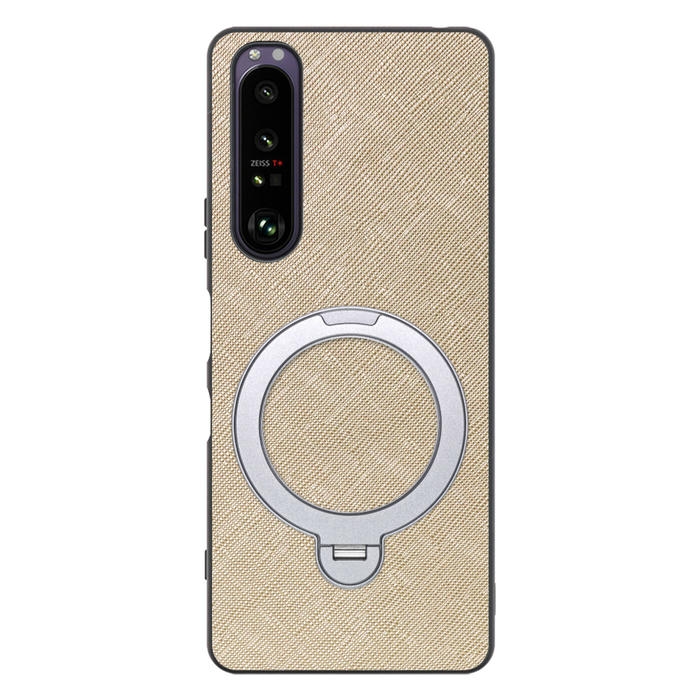 [ LOOF CASUAL MAG-RING Series ] Xperia 1 III SO-51B / SOG03 / XQ-BC42 xperia1III 1III xperia1 スマホケース 背面 ケース カバー ハードケース マグネット内蔵の薄型多機能リング付 スタンド [ Xperia 1 III ]