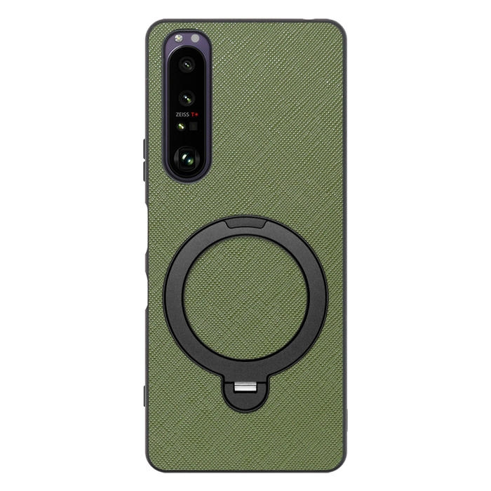 [ LOOF CASUAL MAG-RING Series ] Xperia 1 III SO-51B / SOG03 / XQ-BC42 xperia1III 1III xperia1 スマホケース 背面 ケース カバー ハードケース マグネット内蔵の薄型多機能リング付 スタンド [ Xperia 1 III ]