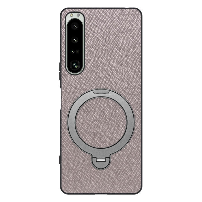 [ LOOF CASUAL MAG-RING Series ] Xperia 1 IV SO-51C / SOG06 xperia1Ⅳ 1Ⅳ xperia1 スマホケース 背面 ケース カバー ハードケース マグネット内蔵の薄型多機能リング付 スタンド [ Xperia 1 IV ]