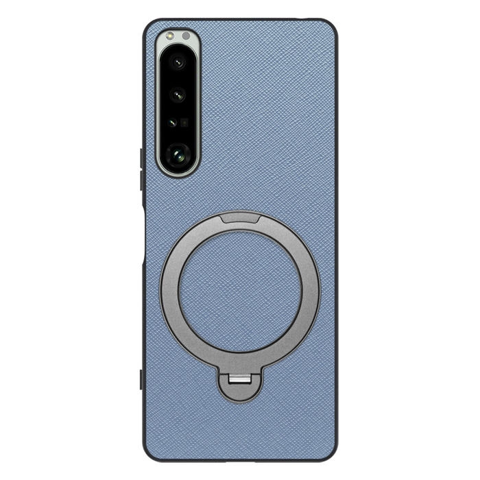 [ LOOF CASUAL MAG-RING Series ] Xperia 1 IV SO-51C / SOG06 xperia1Ⅳ 1Ⅳ xperia1 スマホケース 背面 ケース カバー ハードケース マグネット内蔵の薄型多機能リング付 スタンド [ Xperia 1 IV ]