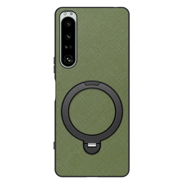 [ LOOF CASUAL MAG-RING Series ] Xperia 1 IV SO-51C / SOG06 xperia1Ⅳ 1Ⅳ xperia1 スマホケース 背面 ケース カバー ハードケース マグネット内蔵の薄型多機能リング付 スタンド [ Xperia 1 IV ]