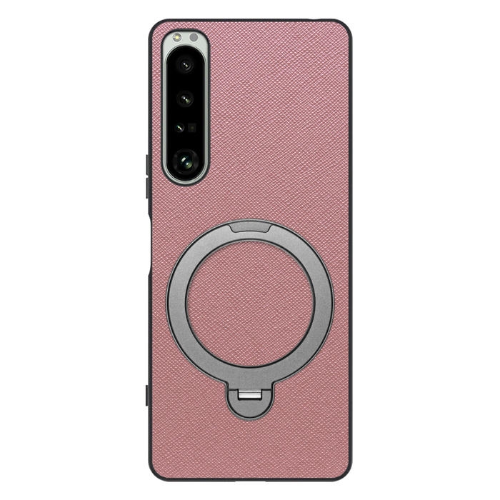 [ LOOF CASUAL MAG-RING Series ] Xperia 1 IV SO-51C / SOG06 xperia1Ⅳ 1Ⅳ xperia1 スマホケース 背面 ケース カバー ハードケース マグネット内蔵の薄型多機能リング付 スタンド [ Xperia 1 IV ]