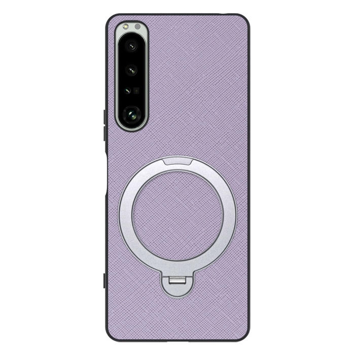 [ LOOF CASUAL MAG-RING Series ] Xperia 1 IV SO-51C / SOG06 xperia1Ⅳ 1Ⅳ xperia1 スマホケース 背面 ケース カバー ハードケース マグネット内蔵の薄型多機能リング付 スタンド [ Xperia 1 IV ]