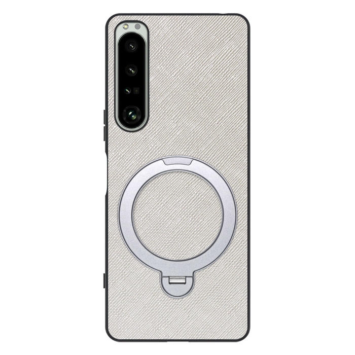 [ LOOF CASUAL MAG-RING Series ] Xperia 1 IV SO-51C / SOG06 xperia1Ⅳ 1Ⅳ xperia1 スマホケース 背面 ケース カバー ハードケース マグネット内蔵の薄型多機能リング付 スタンド [ Xperia 1 IV ]