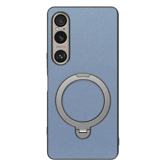 [ LOOF CASUAL MAG-RING Series ] Xperia 1 VI  スマホケース 背面 ケース カバー ハードケース マグネット内蔵の薄型多機能リング付 スタンド [ Xperia 1 VI ]