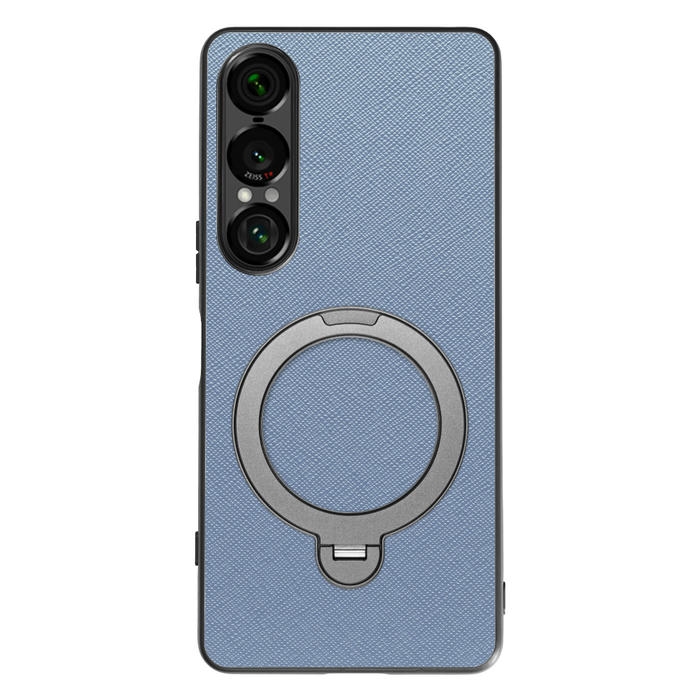 [ LOOF CASUAL MAG-RING Series ] Xperia 1 VII SO-51F スマホケース 背面 ケース カバー ハードケース マグネット内蔵の薄型多機能リング付 スタンド [ Xperia 1 VII ]
