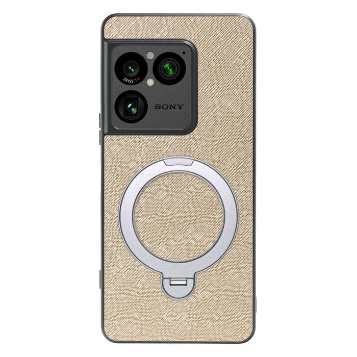 [ LOOF CASUAL MAG-RING Series ] Xperia 1 VIII XQ-GE44 SO-51G スマホケース 背面 ケース カバー ハードケース マグネット内蔵の薄型多機能リング付 スタンド [ Xperia 1 VIII ]
