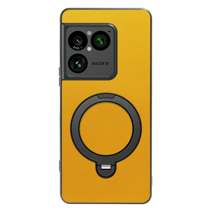[ LOOF CASUAL MAG-RING Series ] Xperia 1 VIII XQ-GE44 SO-51G スマホケース 背面 ケース カバー ハードケース マグネット内蔵の薄型多機能リング付 スタンド [ Xperia 1 VIII ]