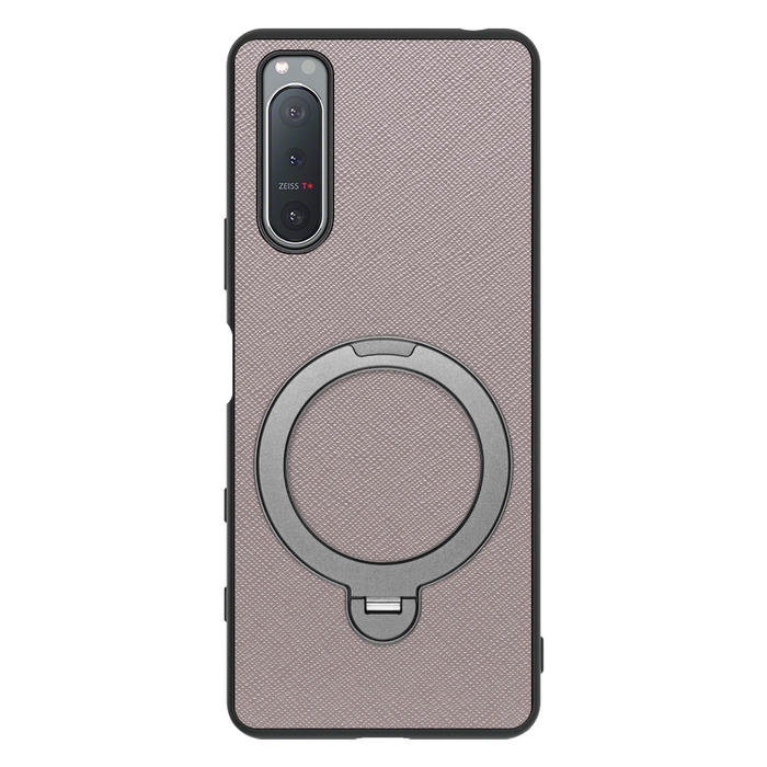 [ LOOF CASUAL MAG-RING Series ] Xperia 5 II SO-52A / SOG02 / A002SO xperia5Ⅱ 5Ⅱ xperia5 スマホケース 背面 ケース カバー ハードケース マグネット内蔵の薄型多機能リング付 スタンド [ Xperia 5 II ]