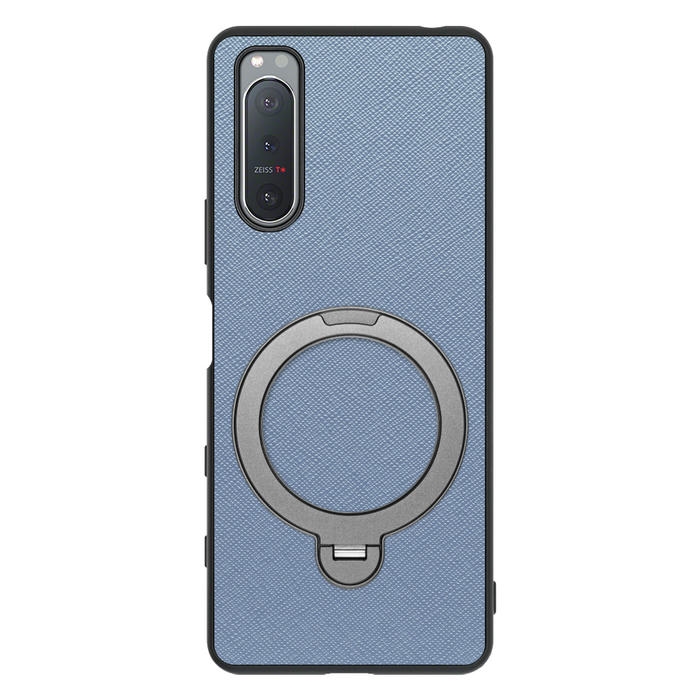 [ LOOF CASUAL MAG-RING Series ] Xperia 5 II SO-52A / SOG02 / A002SO xperia5Ⅱ 5Ⅱ xperia5 スマホケース 背面 ケース カバー ハードケース マグネット内蔵の薄型多機能リング付 スタンド [ Xperia 5 II ]