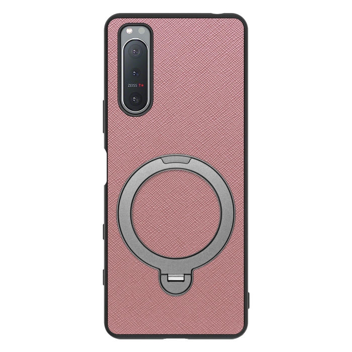 [ LOOF CASUAL MAG-RING Series ] Xperia 5 II SO-52A / SOG02 / A002SO xperia5Ⅱ 5Ⅱ xperia5 スマホケース 背面 ケース カバー ハードケース マグネット内蔵の薄型多機能リング付 スタンド [ Xperia 5 II ]