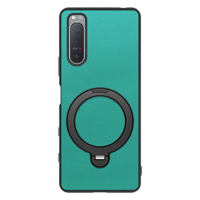[ LOOF CASUAL MAG-RING Series ] Xperia 5 II SO-52A / SOG02 / A002SO xperia5Ⅱ 5Ⅱ xperia5 スマホケース 背面 ケース カバー ハードケース マグネット内蔵の薄型多機能リング付 スタンド [ Xperia 5 II ]