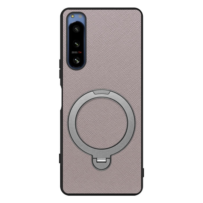 [ LOOF CASUAL MAG-RING Series ] Xperia 5 IV SOG09 / SO-54C xperia5Ⅳ 5Ⅳ xperia5 スマホケース 背面 ケース カバー ハードケース マグネット内蔵の薄型多機能リング付 スタンド [ Xperia 5 IV ]