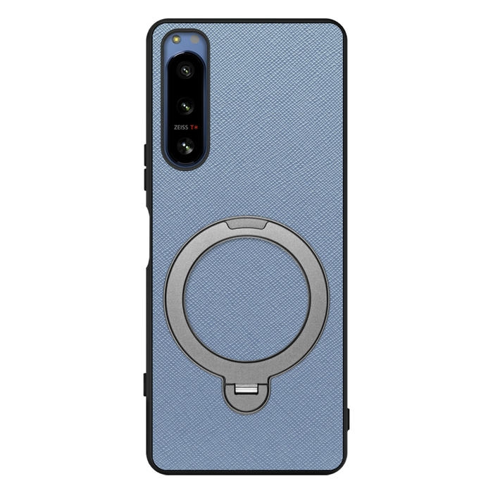 [ LOOF CASUAL MAG-RING Series ] Xperia 5 IV SOG09 / SO-54C xperia5Ⅳ 5Ⅳ xperia5 スマホケース 背面 ケース カバー ハードケース マグネット内蔵の薄型多機能リング付 スタンド [ Xperia 5 IV ]