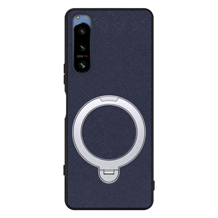 [ LOOF CASUAL MAG-RING Series ] Xperia 5 IV SOG09 / SO-54C xperia5Ⅳ 5Ⅳ xperia5 スマホケース 背面 ケース カバー ハードケース マグネット内蔵の薄型多機能リング付 スタンド [ Xperia 5 IV ]