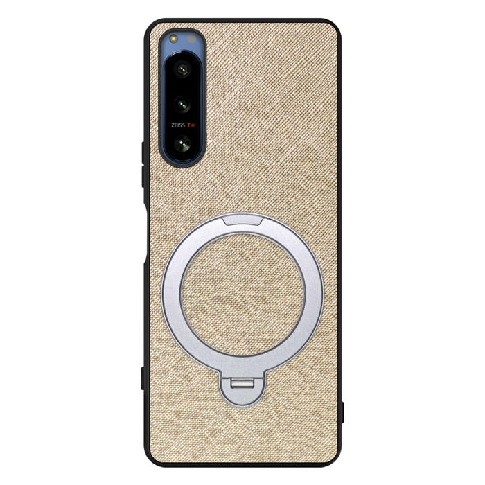 [ LOOF CASUAL MAG-RING Series ] Xperia 5 IV SOG09 / SO-54C xperia5Ⅳ 5Ⅳ xperia5 スマホケース 背面 ケース カバー ハードケース マグネット内蔵の薄型多機能リング付 スタンド [ Xperia 5 IV ]