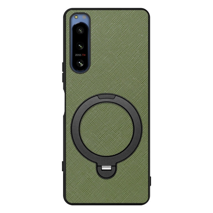 [ LOOF CASUAL MAG-RING Series ] Xperia 5 IV SOG09 / SO-54C xperia5Ⅳ 5Ⅳ xperia5 スマホケース 背面 ケース カバー ハードケース マグネット内蔵の薄型多機能リング付 スタンド [ Xperia 5 IV ]