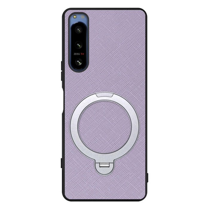 [ LOOF CASUAL MAG-RING Series ] Xperia 5 IV SOG09 / SO-54C xperia5Ⅳ 5Ⅳ xperia5 スマホケース 背面 ケース カバー ハードケース マグネット内蔵の薄型多機能リング付 スタンド [ Xperia 5 IV ]