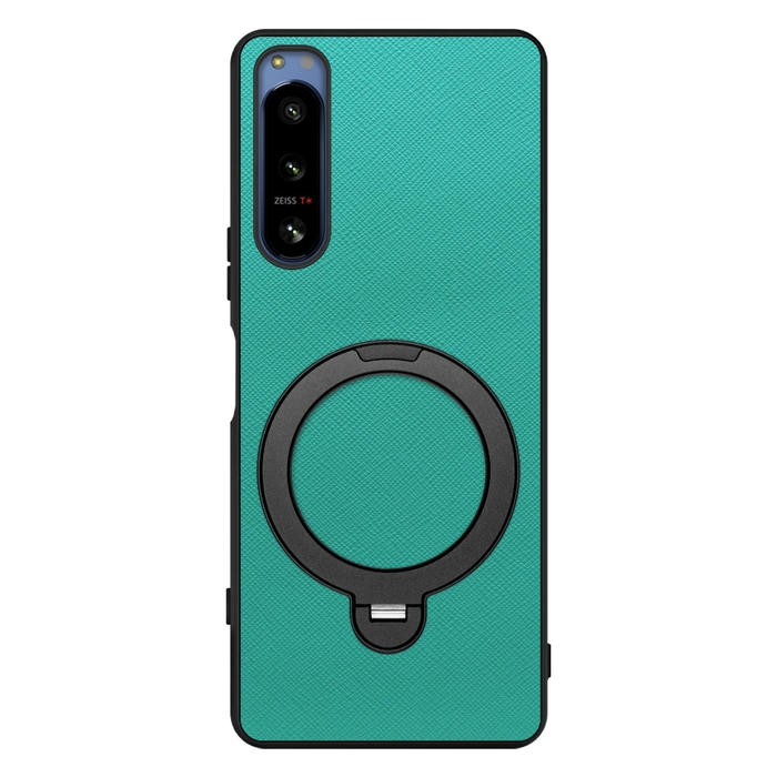 [ LOOF CASUAL MAG-RING Series ] Xperia 5 IV SOG09 / SO-54C xperia5Ⅳ 5Ⅳ xperia5 スマホケース 背面 ケース カバー ハードケース マグネット内蔵の薄型多機能リング付 スタンド [ Xperia 5 IV ]