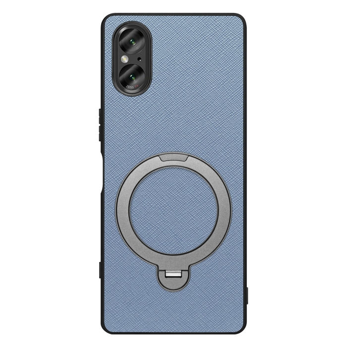 [ LOOF CASUAL MAG-RING Series ] Xperia 5 V SO-53D / SOG12 5V Xperia5V スマホケース 背面 ケース カバー ハードケース マグネット内蔵の薄型多機能リング付 スタンド [ Xperia 5 V ]