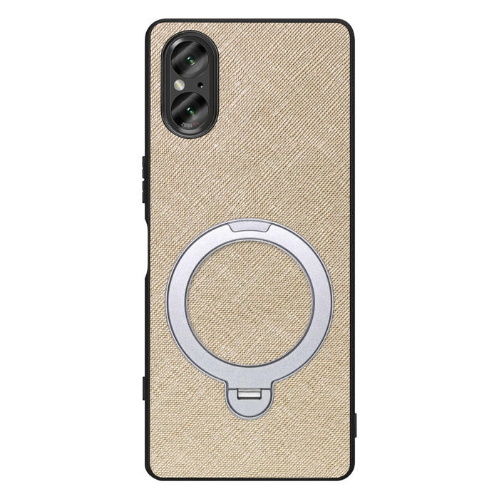 [ LOOF CASUAL MAG-RING Series ] Xperia 5 V SO-53D / SOG12 5V Xperia5V スマホケース 背面 ケース カバー ハードケース マグネット内蔵の薄型多機能リング付 スタンド [ Xperia 5 V ]