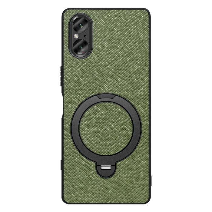 [ LOOF CASUAL MAG-RING Series ] Xperia 5 V SO-53D / SOG12 5V Xperia5V スマホケース 背面 ケース カバー ハードケース マグネット内蔵の薄型多機能リング付 スタンド [ Xperia 5 V ]