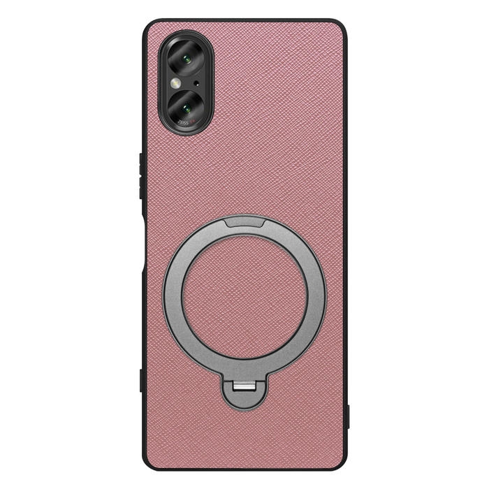 [ LOOF CASUAL MAG-RING Series ] Xperia 5 V SO-53D / SOG12 5V Xperia5V スマホケース 背面 ケース カバー ハードケース マグネット内蔵の薄型多機能リング付 スタンド [ Xperia 5 V ]