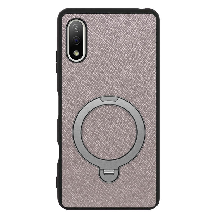 [ LOOF CASUAL MAG-RING Series ] Xperia Ace II SO-41B aceⅡ ace2 スマホケース 背面 ケース カバー ハードケース マグネット内蔵の薄型多機能リング付 スタンド [ Xperia Ace Ⅱ ]