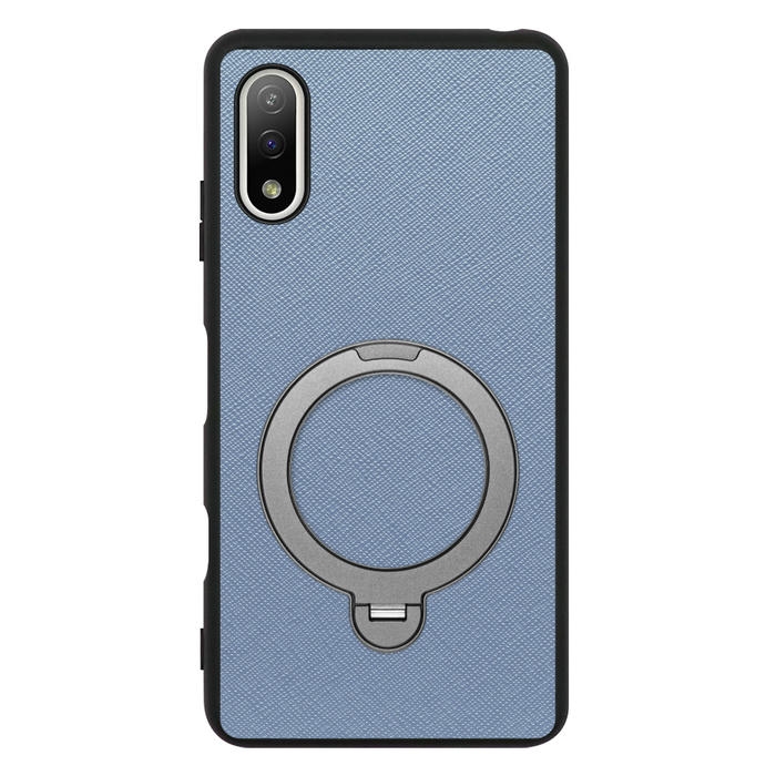 [ LOOF CASUAL MAG-RING Series ] Xperia Ace II SO-41B aceⅡ ace2 スマホケース 背面 ケース カバー ハードケース マグネット内蔵の薄型多機能リング付 スタンド [ Xperia Ace Ⅱ ]